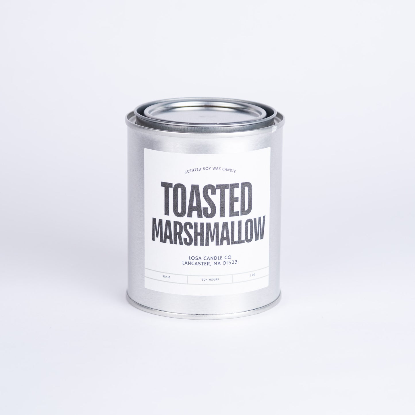 Toasted Marshmallow Paint Can Pint 12oz Candle